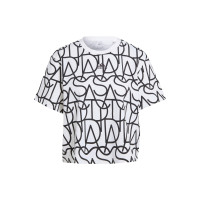 adidas ALLOVER GRAPHIC BOYFRIEND TEE LogoT