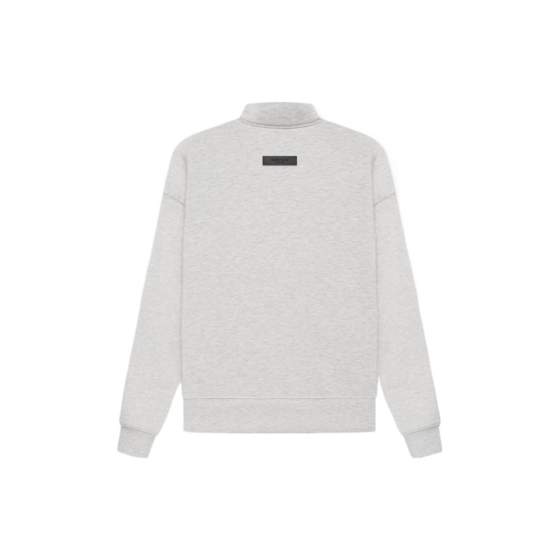 Fear of God Essentials SS22 Mockneck Light Oatmeal Logo