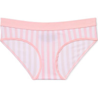 Victoria's Secret Logo Cotton Hiphugger PantyPretty Blossom Stripe 1