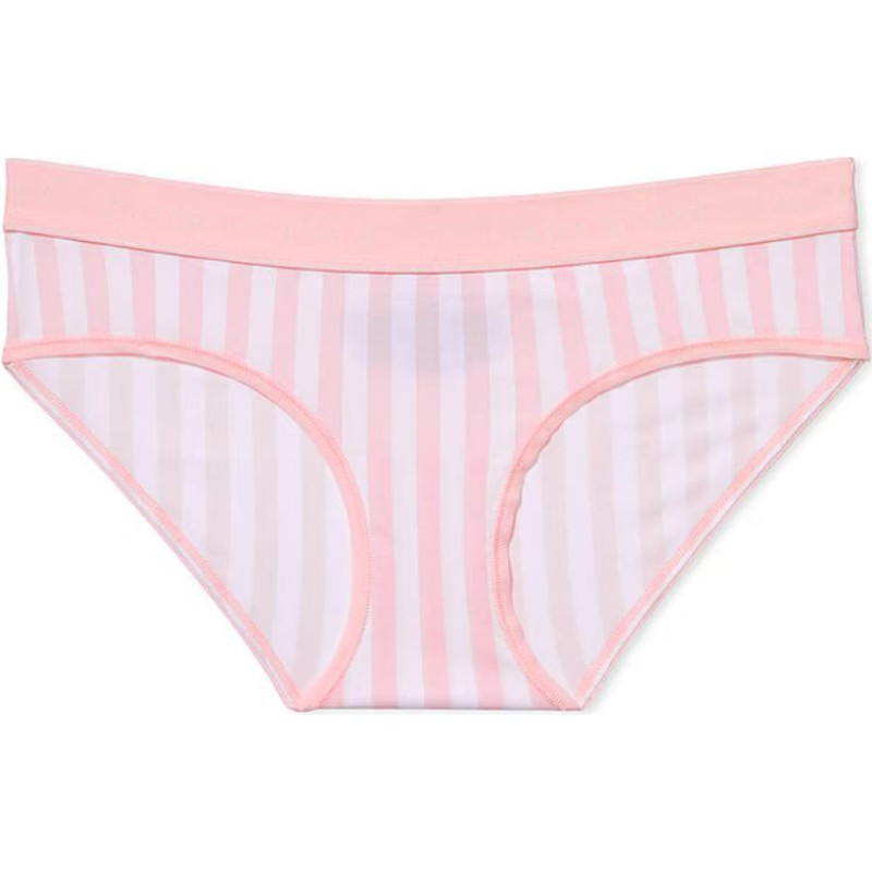 Victoria's Secret Logo Cotton Hiphugger PantyPretty Blossom Stripe 1