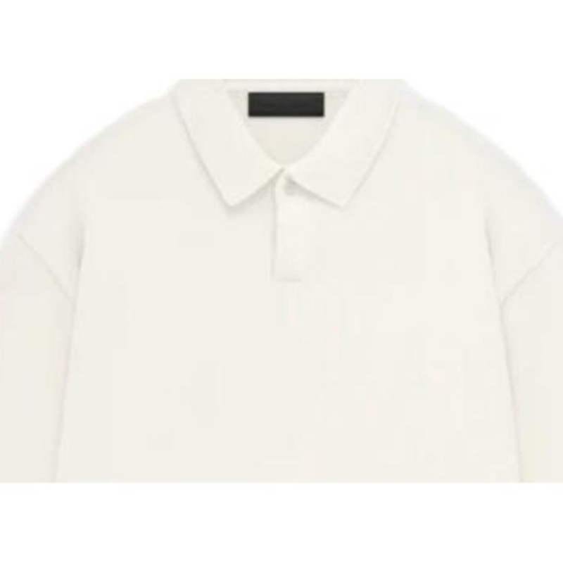 Fear of God Essentials FW23 Knit Polo Cloud Dancer