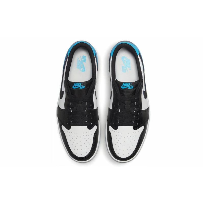 Jordan Air Jordan 1 Low 'Black and Dark Powder Blue'