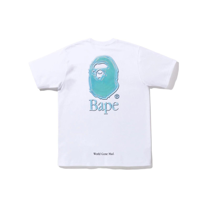 A BATHING APE FW22 Aqua ape head tee T