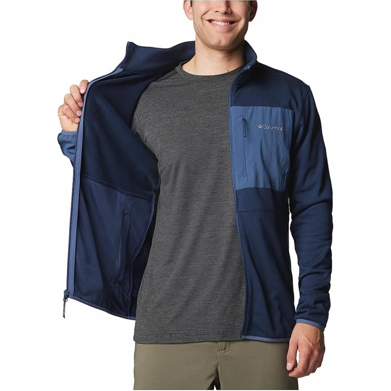 Columbia Hike Mens Navy Blue Full Zip II