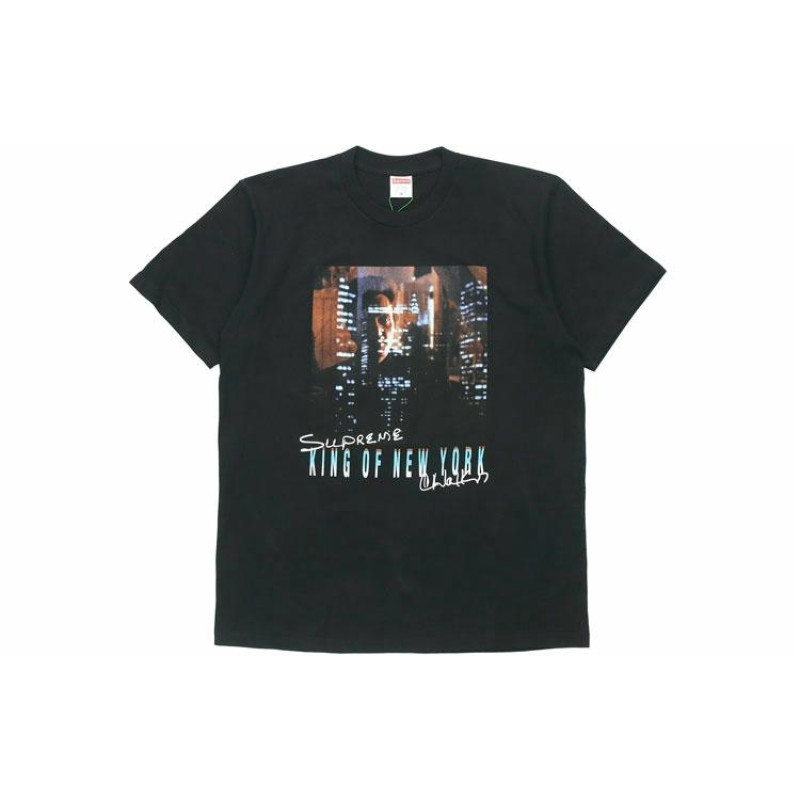 Supreme Christopher Walken King Of New York Tee Black T