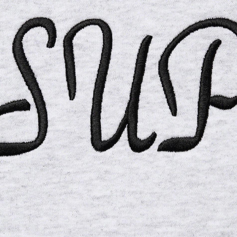 Supreme SS23 SS23 Week 1 SCRIPT HOODED SWEATSHIRT Logo