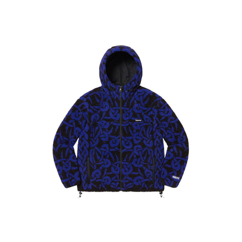 Supreme FW21 Week 7 x Fleece Hooded Celtic Knot Reversible Windstopper Jacket