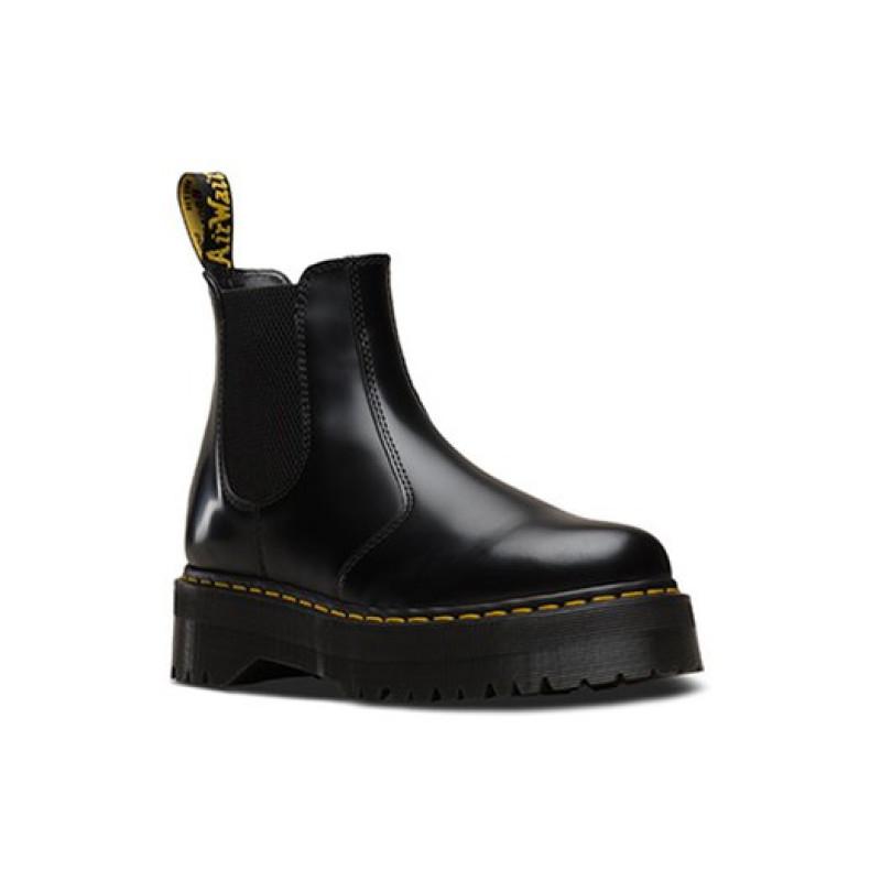 Dr.Martens Quad Leather Platform Chelsea Boots