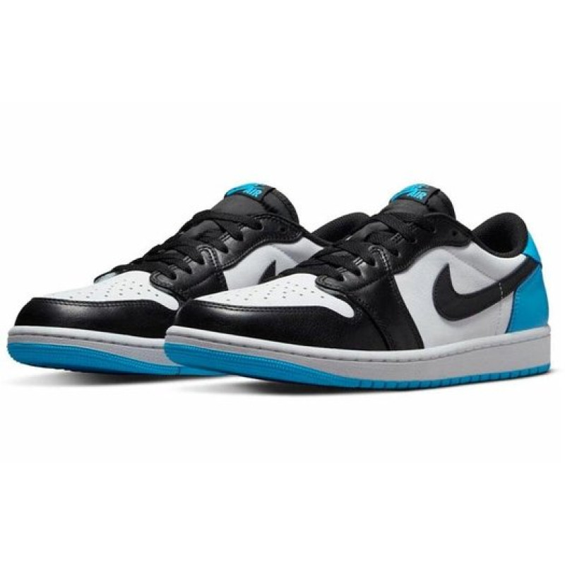 Jordan Air Jordan 1 Low 'Black and Dark Powder Blue'
