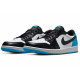 Jordan Air Jordan 1 Low 'Black and Dark Powder Blue'