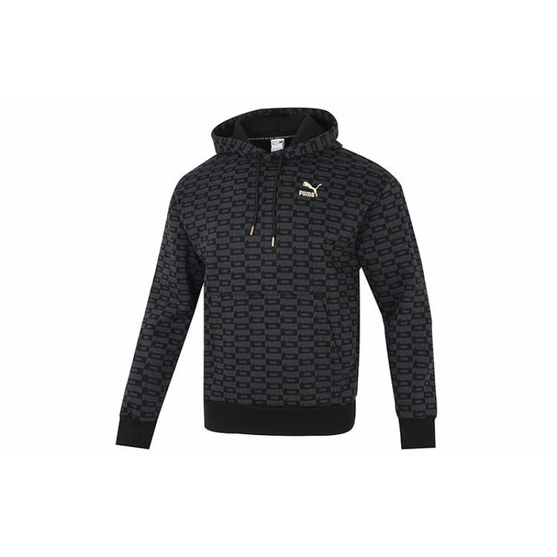 Puma Luxe Aop Hoodie Logo