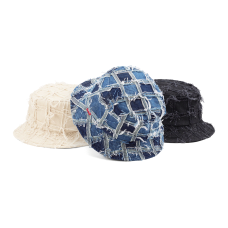 Supreme SS23 WEEK16 FRAYED PATCHWORK DENIM CRUSHER