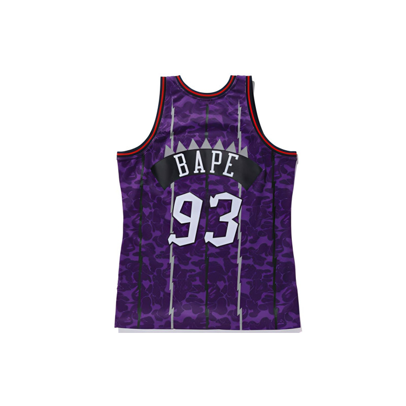 A BATHING APE Bape Raptors Camo Basketball Tanktop 98-99 93