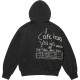Supreme x Aphex Twin SS25 WEEK2 Zip Up Hooded Sweatshirt