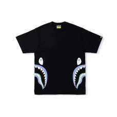 BAPE SS22 Text Code Camo Side Shark Tee T
