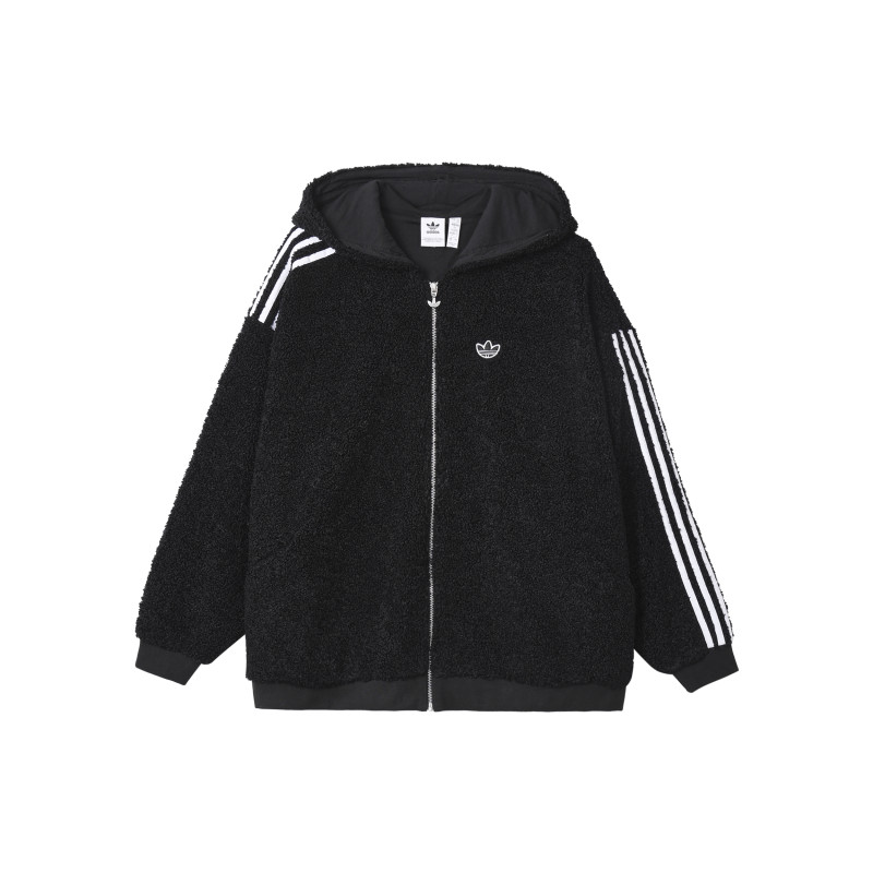 adidas originals Full Zip Hoodie Black Pink