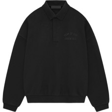 Fear of God Essentials Fall24 BACK TO SCHOOL Fleece Polo Polo BLACK