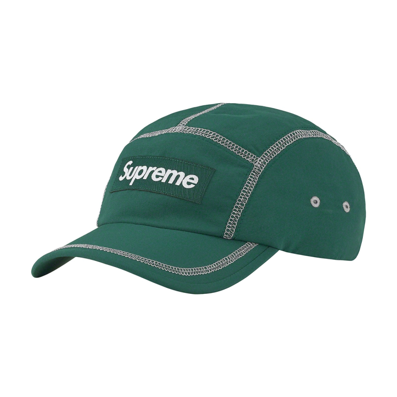 Supreme SS23 Week5 REFLECTIVE STITCH CAMP CAP