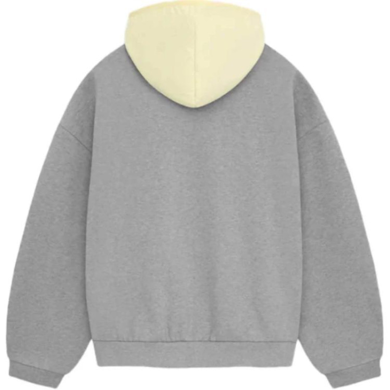 Fear of God Essentials SS24 Fleece Hoodied Hr Garden Yellow