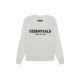 Fear of God Essentials SS22 Relaxed Crewneck Light Oatmeal Logo