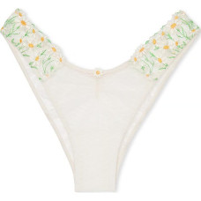 Victoria's Secret DREAM ANGELS Daisy Chain Embroidery Brazilian Panty WI