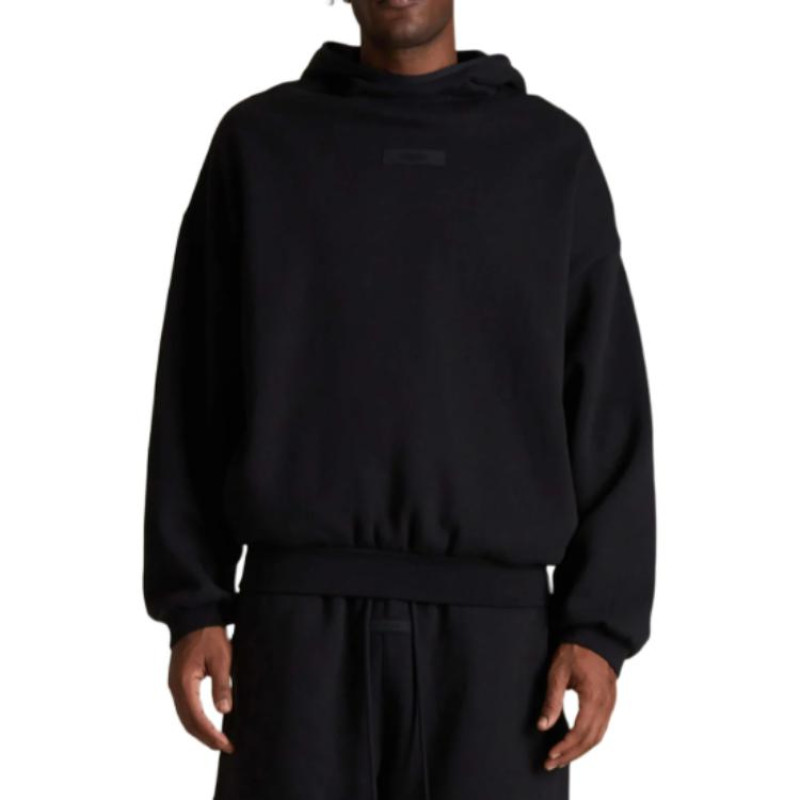 Fear of God Essentials SS24 drop2 Hoodie Jet Black