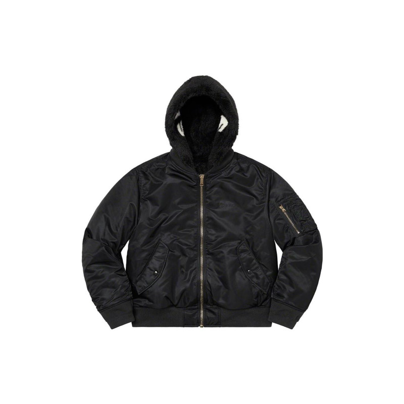 Supreme FW22 Week12 Faux Fur Reversible MA-1