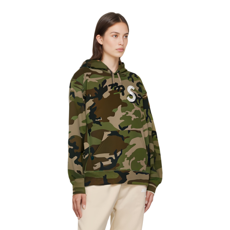 Supreme Week 6 x Swarovski S Logo Hooded Sweatshirt S