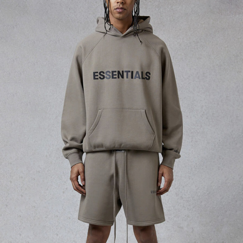 Fear of God Essentials FW20 Hoodie Taupe