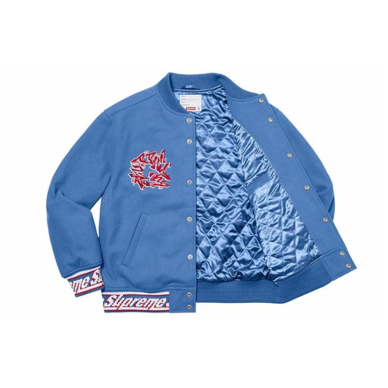 Supreme FW21 Week 12 Support Unit Varsity Jacket