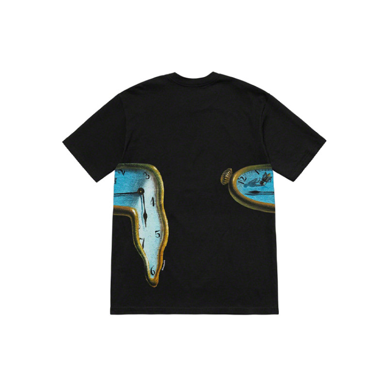 Supreme SS19 The Persistence of Memory Tee Black T
