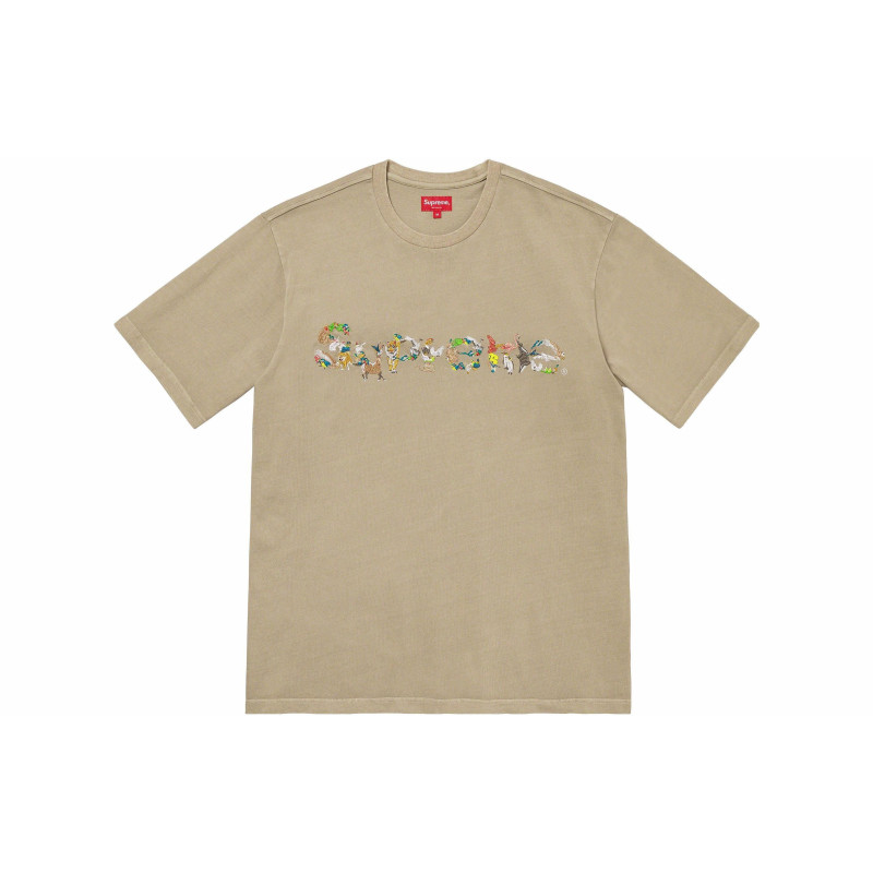 Supreme SS23 Week12 ANIMAL KINGDOM SS TOP LogoT