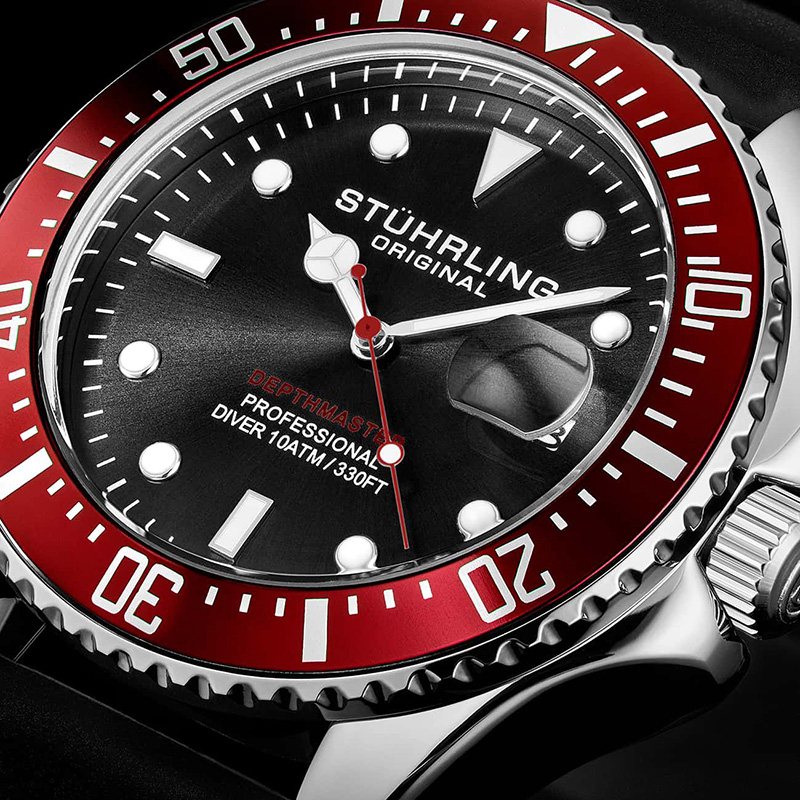 STUHRLING 42mm 3950R red