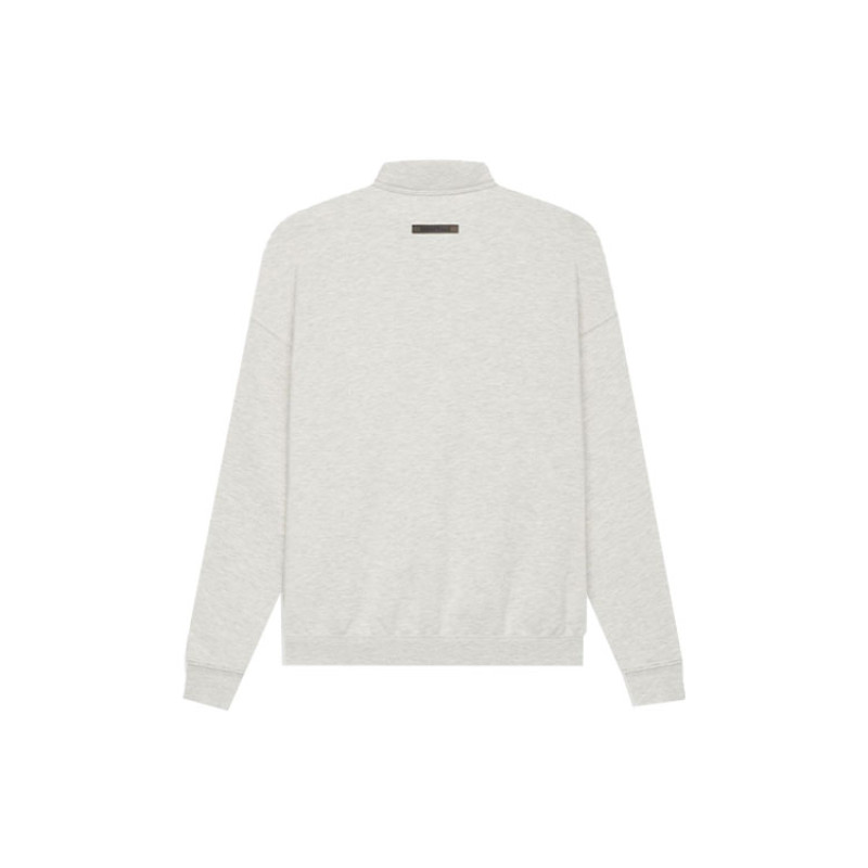Fear of God Essentials SS21 Pullover Mockneck Light Heather Oatmeal