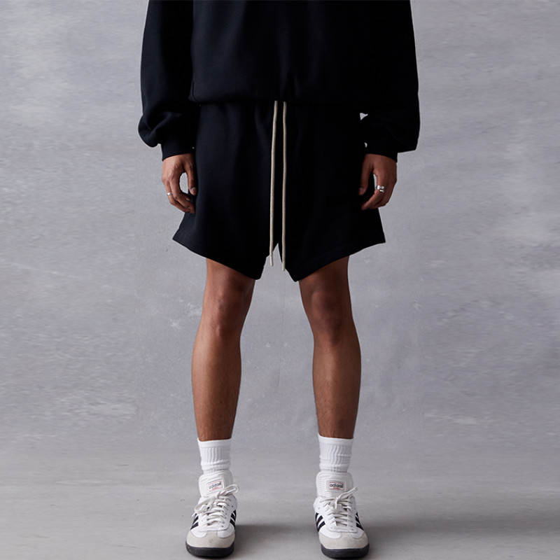 23Fear of God Essentials SS23 Sweatshort Essentials Cor Jet Black