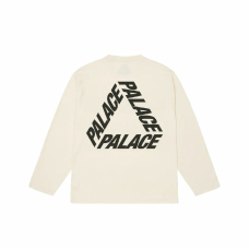 PALACE FW24 P3 LONGSLEEVE SOFT WHITE T