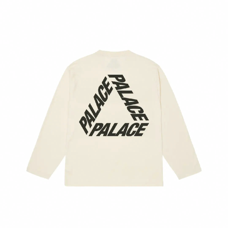 PALACE FW24 P3 LONGSLEEVE SOFT WHITE T