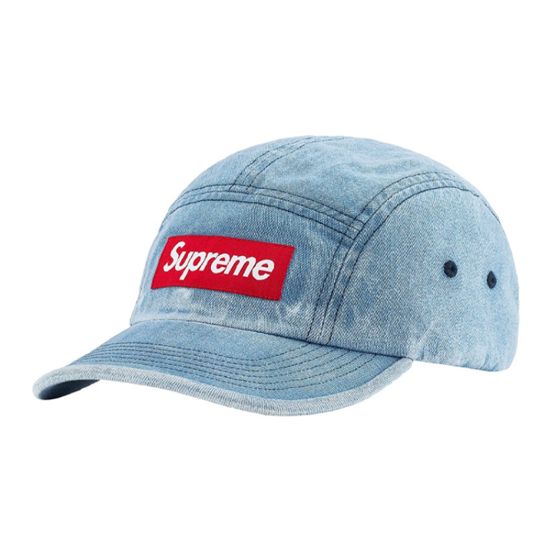 Supreme Week 1 Washed Chino Twill Camp Cap logo
