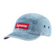 Supreme Week 1 Washed Chino Twill Camp Cap logo