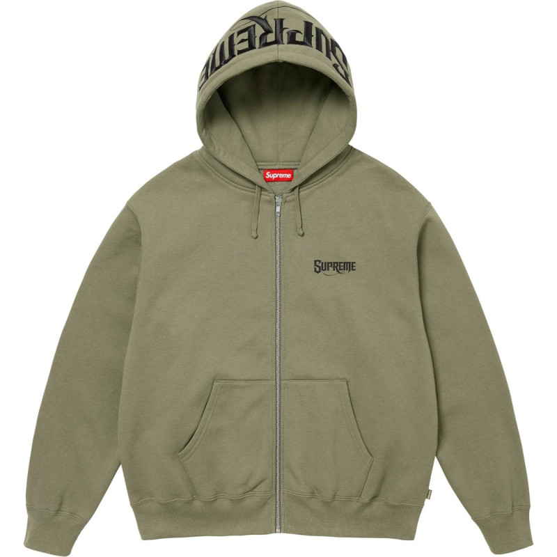 Supreme FW24 WEEK8 Mister Cartoon Zip Up Hooded Sweatshirt