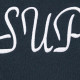 Supreme SS23 SS23 Week 1 SCRIPT HOODED SWEATSHIRT Logo