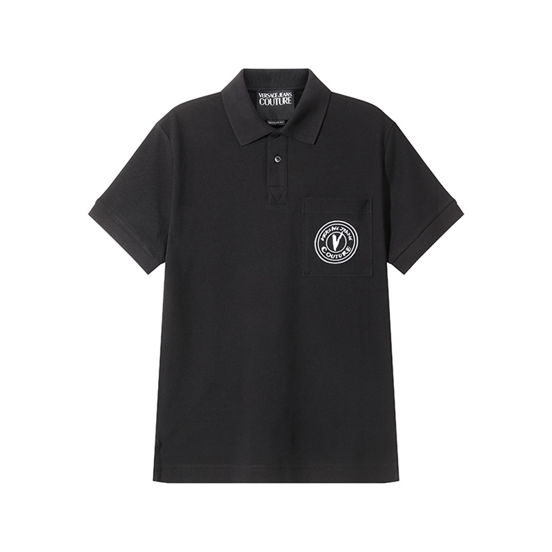 VERSACE JEANS COUTURE SS25 V V-Emblem Polo