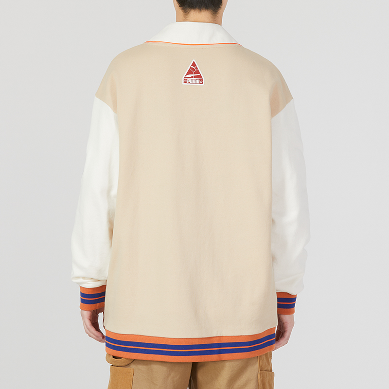 PUMA TEAM Badge V-neck Jacket TR Logo