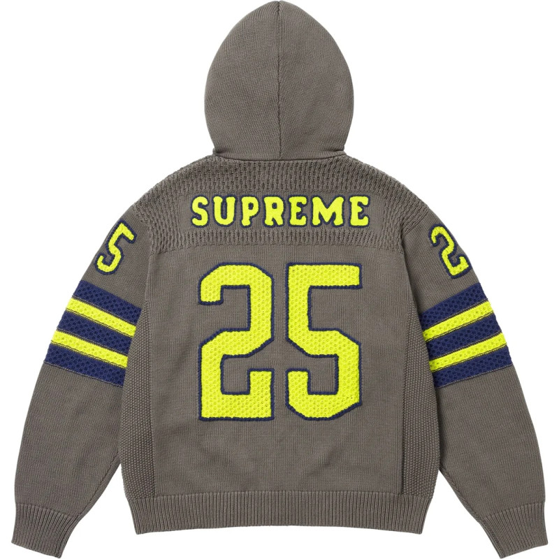 Supreme SS25 WEEK3 Sport Zip Up Hooded Sweater logo