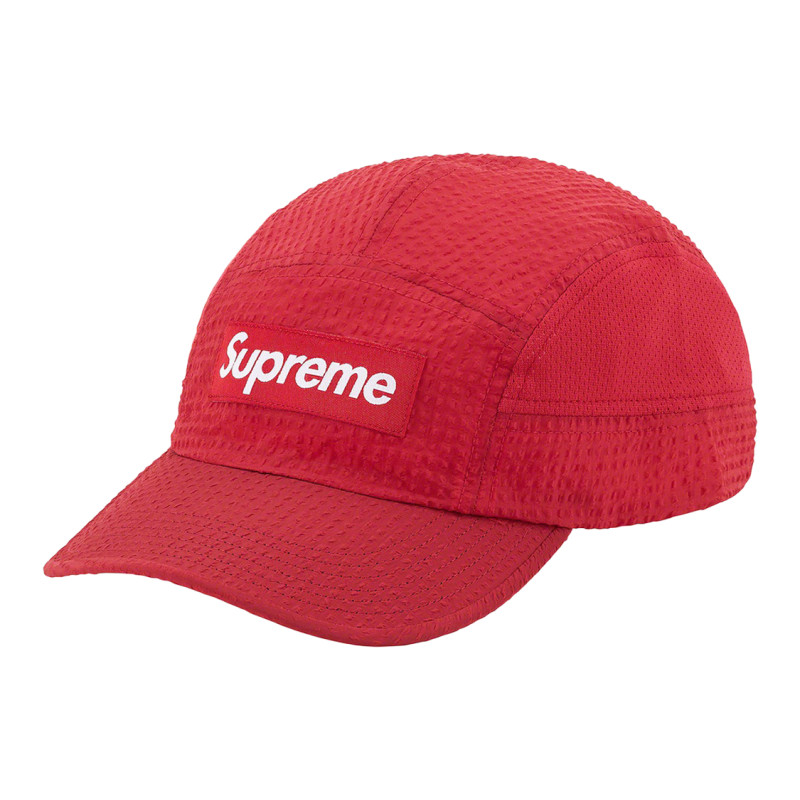 Supreme Week 5 Mesh Seersucker Camp Cap