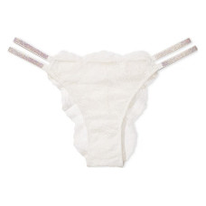 Victoria's Secret PINKVERY SEXY Double Shine Strap Lace Brazilian Panty 1