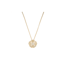 CHANCL CAMELLIA NECKLACE BUTTON 18K
