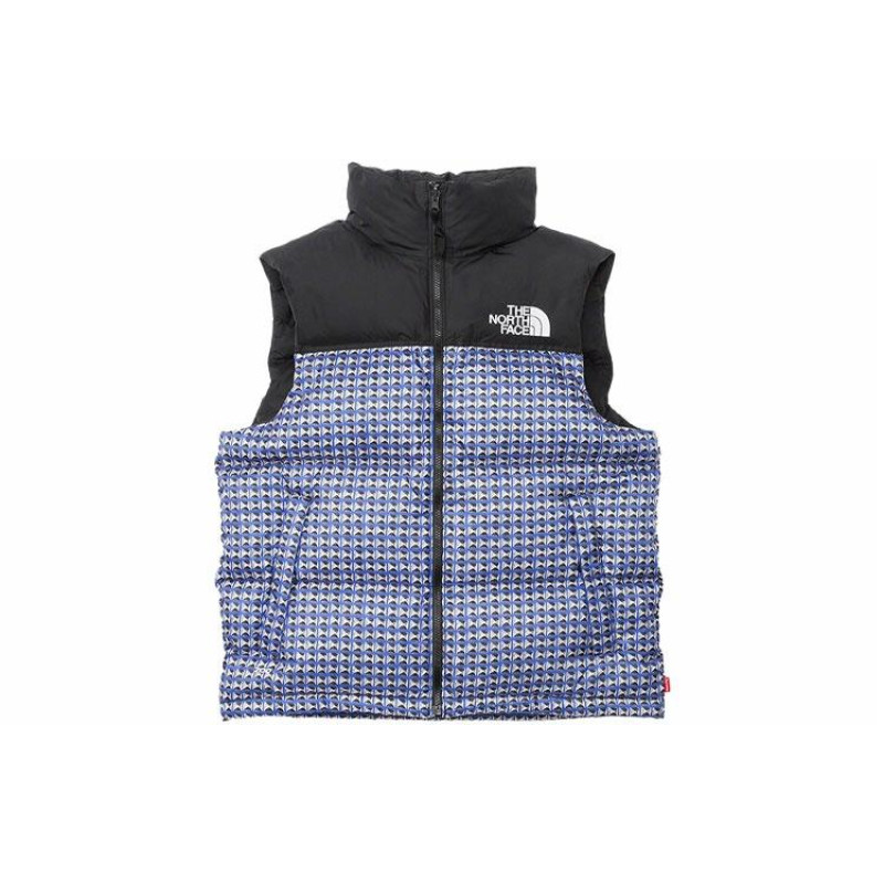 Supreme x The North Face Studded Nuptse Vest Logo