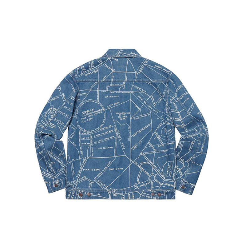 Supreme SS19 Gonz Map Work Jacket