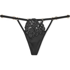 Victoria's Secret PINK VERY SEXY Tropical Leaf Hardware V-Sg PantyBk V 1